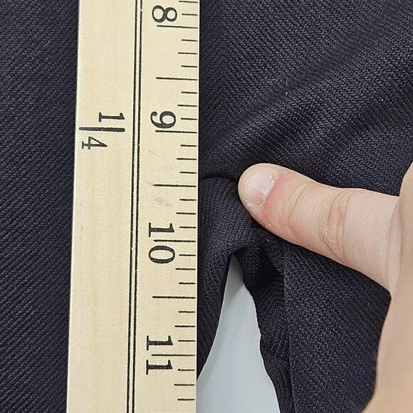 Spanx Cropped Lamn Leggings Black Women's Size L NEW High Rise Minimalist Lounge - Picture 11 of 12